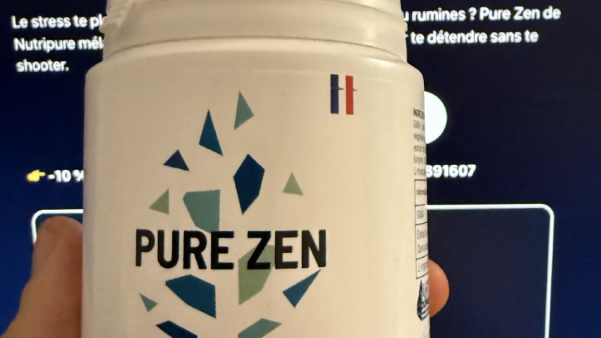 Nutripure Pure Zen - 90 Gélules Valériane & L-Tryptophane - Valable Jusqu'à 06/2026