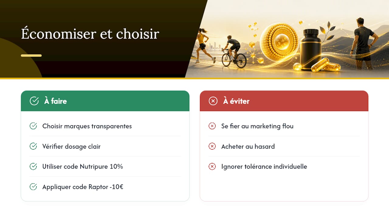 Notre sélection et comment économiser sur ta cure — overview diagram