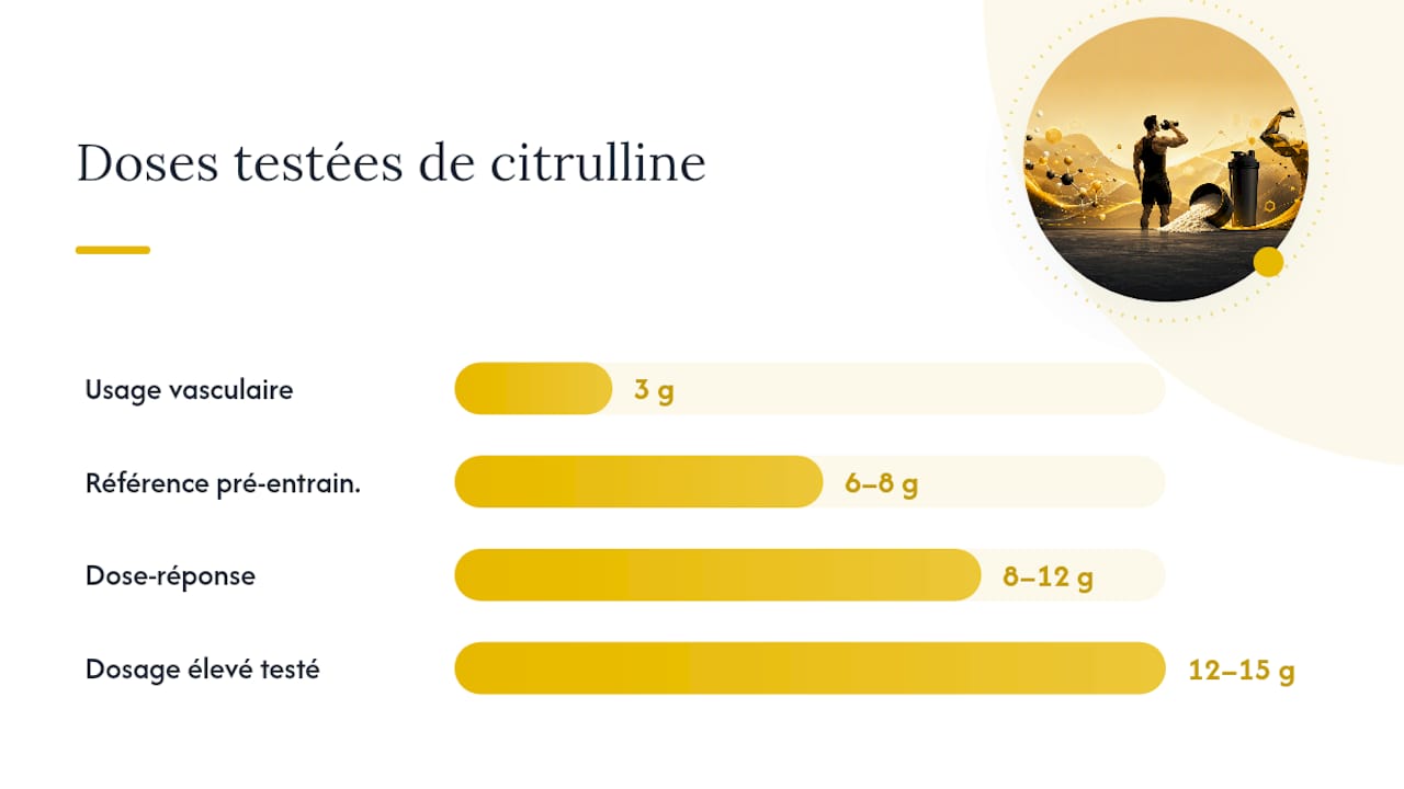 Quelle dose de citrulline malate selon ton objectif ? — overview diagram