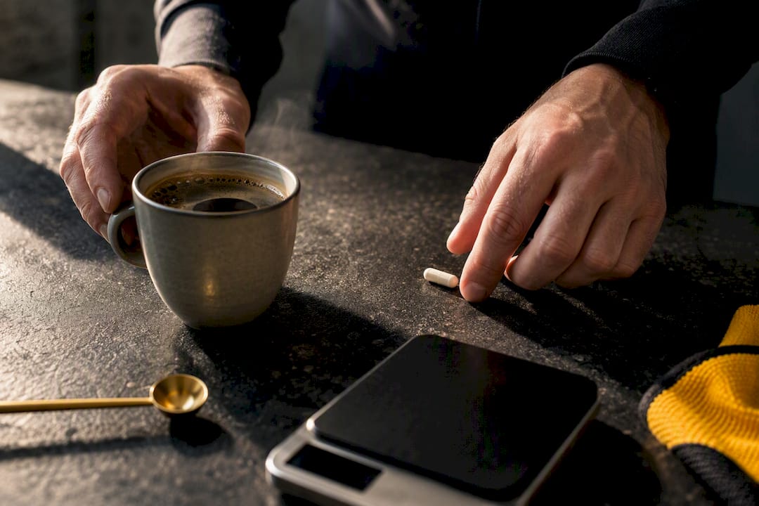 Café et gélule dosés individuellement