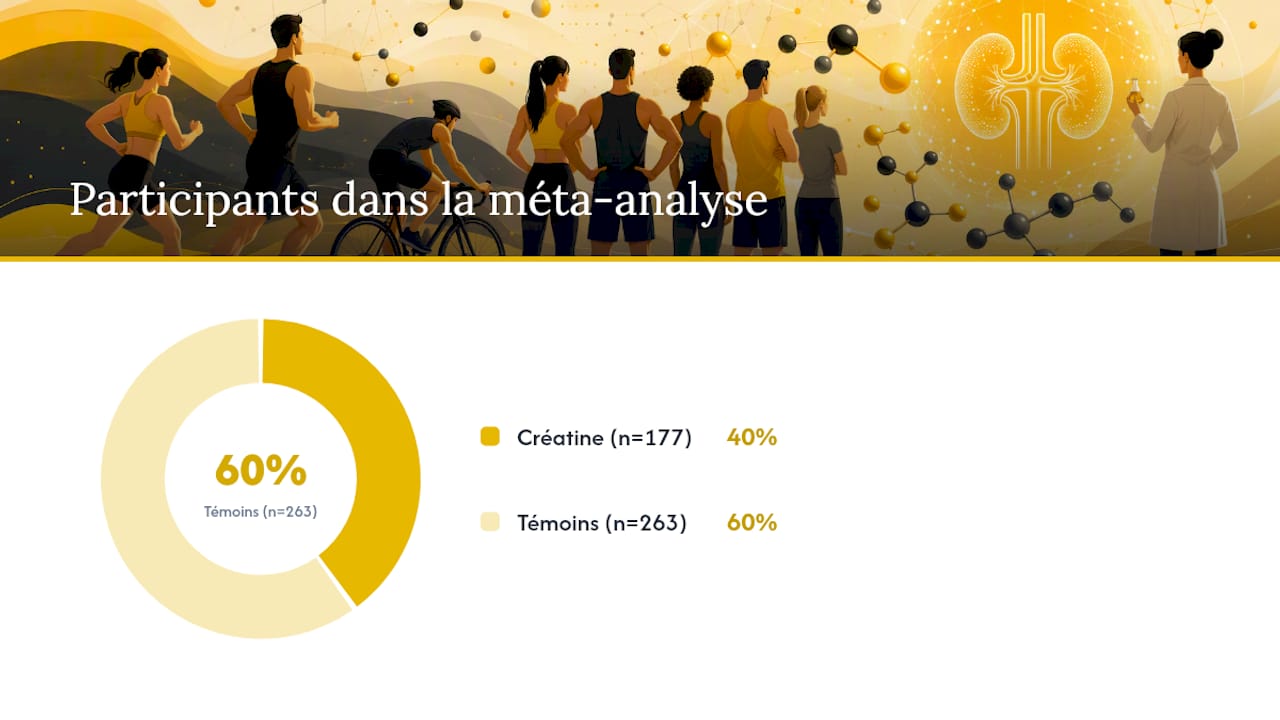 Méta-analyse comparant la créatinine et le DFG