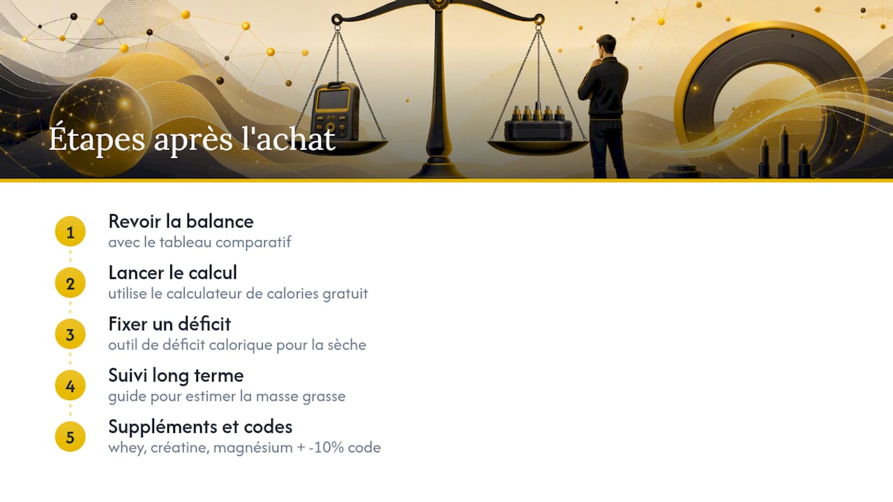 Quels outils pour aller plus loin après ton achat ? — overview diagram