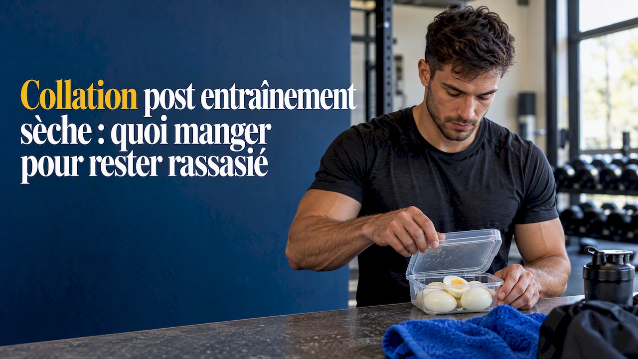 Personne en train de préparer une collation à base d'œufs
