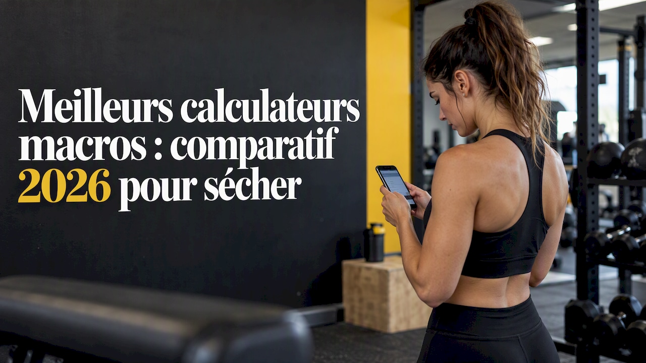 Utilisatrice consultant un calculateur de macros